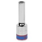 Головка торцевая глубокая двенадцатигранная 1/2, 8 мм KING TONY 423008M