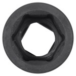 Головка торцевая ударная глубокая шестигранная 1, 35 мм KING TONY 843535M