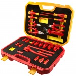 Набор инструментов диэлектрических, универсальный, 25 предметов TOLSEN TTV83825