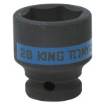 kingtony головка ударная  1/2 6гр. 28мм 453528m