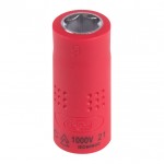 Головка торцевая диэлектрическая шестигранная 1/4, 9 мм KING TONY 2335VE09M