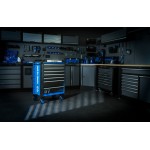 Тележка инструментальная, 7 выдвижных ящиков, SQUAD KING TONY 87SQ31-7B-BK