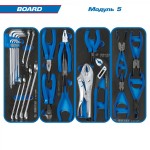 Набор инструментов BOARD в серой тележке, 325 предметов KING TONY 934-325AMG
