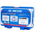 Набор насадок для секреток колес VW, 23 предмета KING TONY 9BW0123
