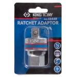 Адаптер 1/2>1/2, трещоточный, 72 зубца KING TONY 4844R