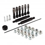 Набор для восстановления резьбы свечей накаливания, 33 предмета, кейс AFFIX AF10312033C