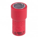 Головка торцевая диэлектрическая шестигранная 1/4, 12 мм KING TONY 2335VE12M