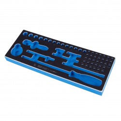 Ложемент для набора торцевых головок 1/4" с принадлежностями 9-2553MRV01, 2553MRV01, EVA KING TONY 859255332B01