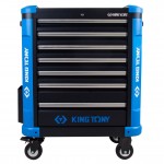 Тележка инструментальная, 7 выдвижных ящиков, HEAVY DUTY KING TONY 87G31-7B-BK