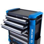 Тележка инструментальная, 7 выдвижных ящиков, HEAVY DUTY KING TONY 87G31-7B-BK