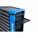 Тележка инструментальная, 7 выдвижных ящиков, HEAVY DUTY KING TONY 87G31-7B-BK