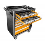 Набор инструментов CHAMPION в черной тележке, 239 предметов TOLSEN TT85416