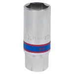 Головка свечная шестигранная 1/2, 21 мм, магнитный фиксатор KING TONY 466521C