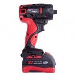 Аккумуляторный шуруповерт 18 В, 4 предмета, кейс MIGHTY SEVEN DS-201A