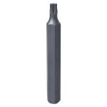 Вставка (бита) торцевая 10 мм, Torx, Т30, 80 мм KING TONY 168030T