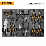 Набор инструментов ATHLETE для тележки, 15 ложементов, 189 предметов TOLSEN TT85412-189
