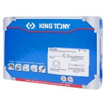 KING TONY Набор накидных и рожковых ключей, рулетка, ложемент, 15 предметов 9-90315MR