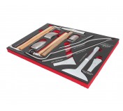 Набор инструментов 13 предметов слесарно-монтажный для кузовных работ в ложементе JTC