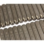 Клейма буквенные кириллица 8мм (HRC 60+-2град. DIN 1451) JTC JTC-7254