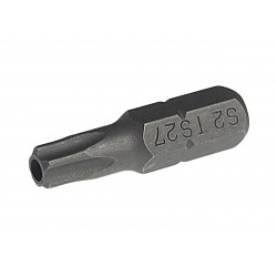Бита TORX TS27Hх25мм 1/4 5-ти гранная с отверстием JTC