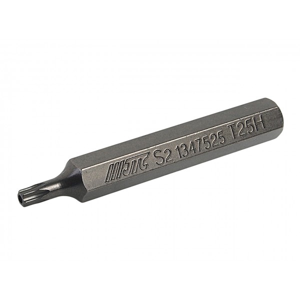 Бита TORX Т25Hх75мм 10мм удлиненная S2 JTC JTC-1347525