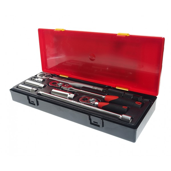 Набор головок для свечей зажигания с динамометрическим ключом 3/8 8 предметов в кейсе JTC JTC-K3084