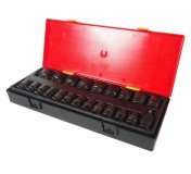 Набор головок торцевых 1/2 6-ти гранных 08-32мм ударных 22 предмета в кейсе JTC