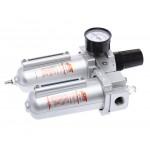 Блок подготовки воздуха (лубрикатор,осушитель) 1/2” металл. переключ. 285PSI 4000л/мин. JTC JTC-7264