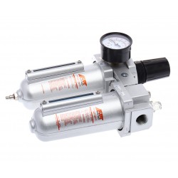 Блок подготовки воздуха (лубрикатор,осушитель) 1/2” металл. переключ. 285PSI 4000л/мин. JTC