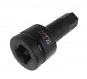 Головка торцевая 3/4 HEX H22 ударная L=100мм JTC