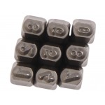 Клейма цифровые 3мм (HRC 60+-2град. DIN 1451) JTC JTC-7240