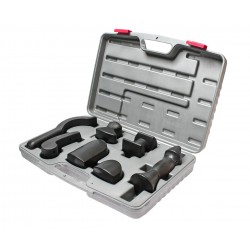 Набор оправок рихтовочных прорезиненных 7 предметов в кейсе JTC