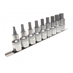 Набор бит-головок 1/2 HEX H4-H14 9 предметов JTC