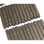 Клейма буквенные кириллица 6мм (HRC 60+-2град. DIN 1451) JTC JTC-7253