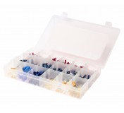 Набор клемм автомобильных изолированных 18 типоразмеров 530шт. в боксе JTC