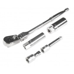 Набор головок торцевых магнитных для свечей зажигания с фиксатором (трещотка,удлинитель,головка) JTC