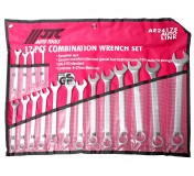 Набор ключей комбинированных 8-27мм 17 предметов в планшете JTC