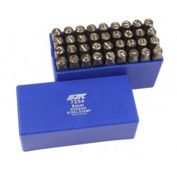 Клейма буквенные кириллица 8мм (HRC 60+-2град. DIN 1451) JTC