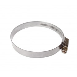 Хомут ленточный 060-080мм (12мм) червячный нержавеющая сталь JTC