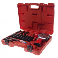 Набор инструментов для шиномонтажа (пневмогайковерт JTC-5812 1/2 1085Нм) 15 предметов в кейсе JTC