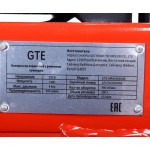 Компрессор пневматический 220В 3.0кВт 8атм. 400л/мин. ресивер-200л поршневой ременной GTE GTE-MR4200400B