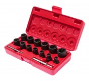 Набор головок для поврежденных болтов и гаек 8-21мм 15 предметов в кейсе JTC