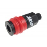 Переходник для компрессора 1/4 быстросъемный композитный с клапаном наружная резьба JTC JTC-JW1071-20SMC