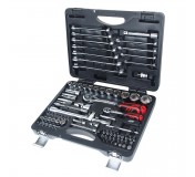 Набор инструментов 85 предметов слесарно-монтажный 1/4,1/2 6-ти гранных в кейсе JTC