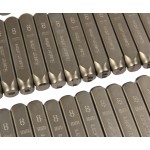 Клейма буквенные кириллица 8мм (HRC 60+-2град. DIN 1451) JTC JTC-7254