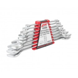 Набор ключей рожковых 6-24мм двухсторонних 8 предметов с держателем JTC