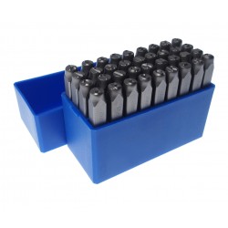 Клейма буквенные кириллица 5мм (HRC 60+-2град. DIN 1451) JTC