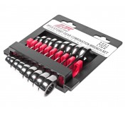 Набор ключей комбинированных 8-17мм трещоточных укороченных 9 предметов JTC