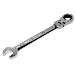 Ключ комбинированный 15х15мм трещоточный шарнирный JTC