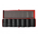 Набор головок торцевых 1 6-ти гранных 24-38мм ударных глубоких 7 предметов в кейсе JTC JTC-J807L